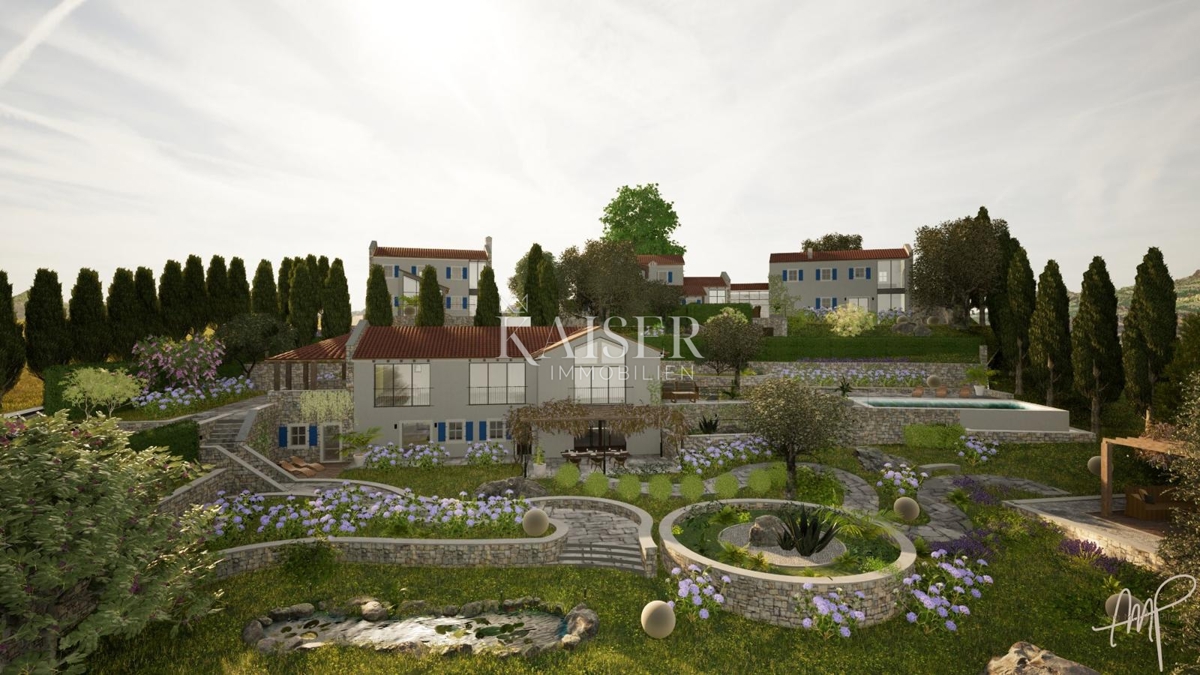 Opatija, Mošćenička Draga – Opportunità per gli investitori, un complesso di ville unico su 5,4 ettari