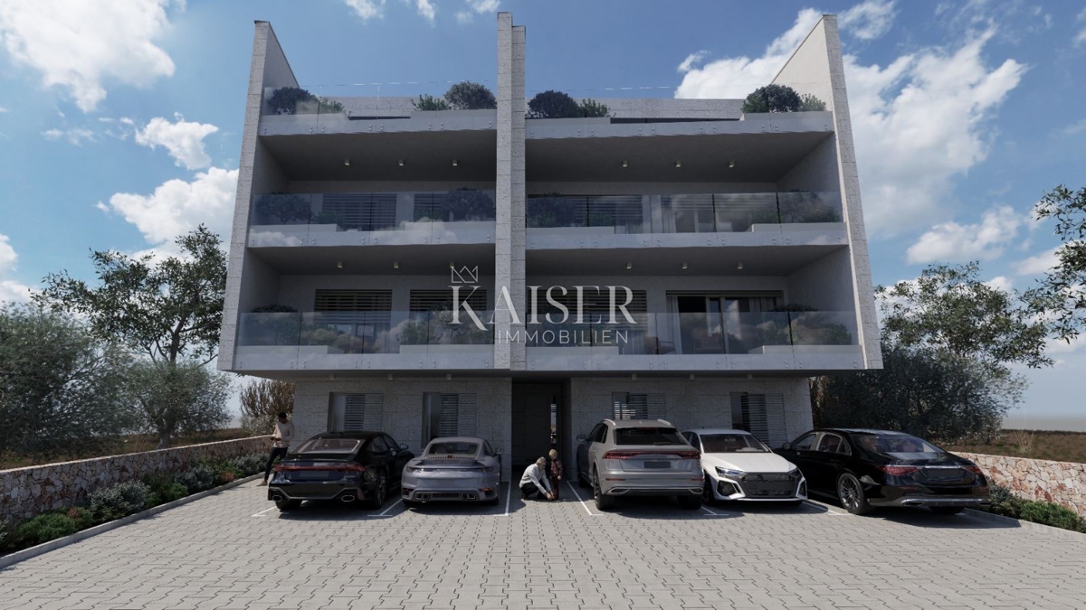 Istria, Tar - lussuoso appartamento con due camere da letto di 86 m2 con due posti auto