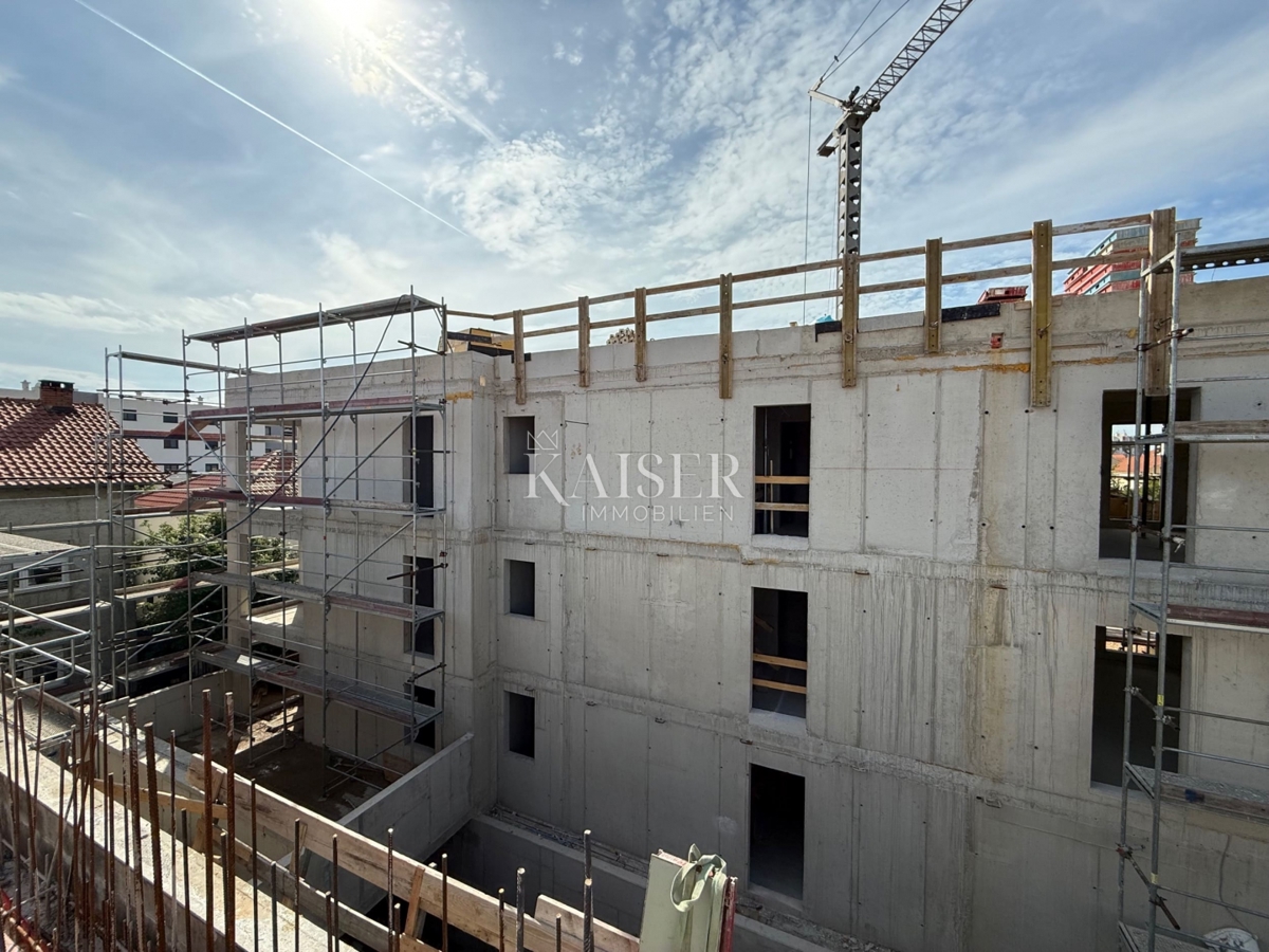 Zara, Ričine - appartamento 50,5 m2 con giardino, nuova costruzione