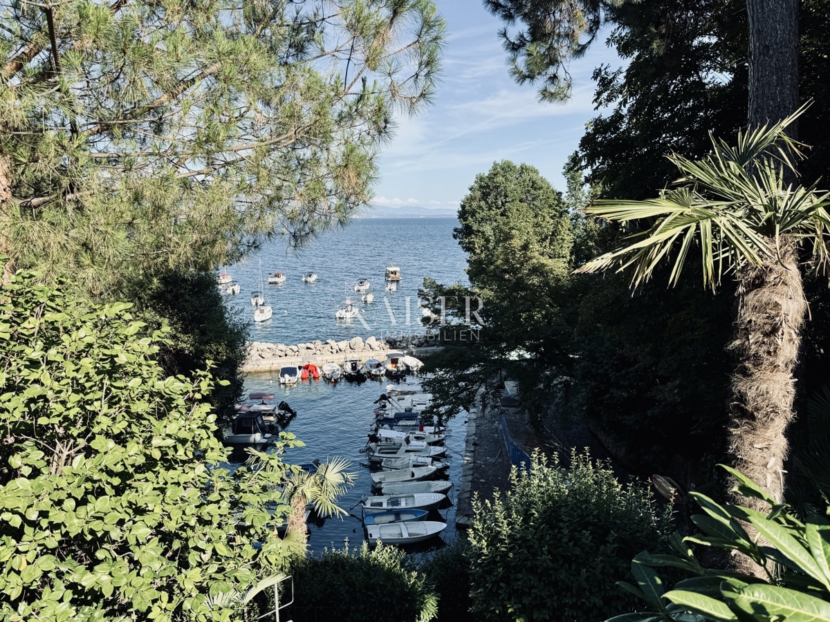 Abbazia – Monolocale 15 m2 in centro, prima fila al mare