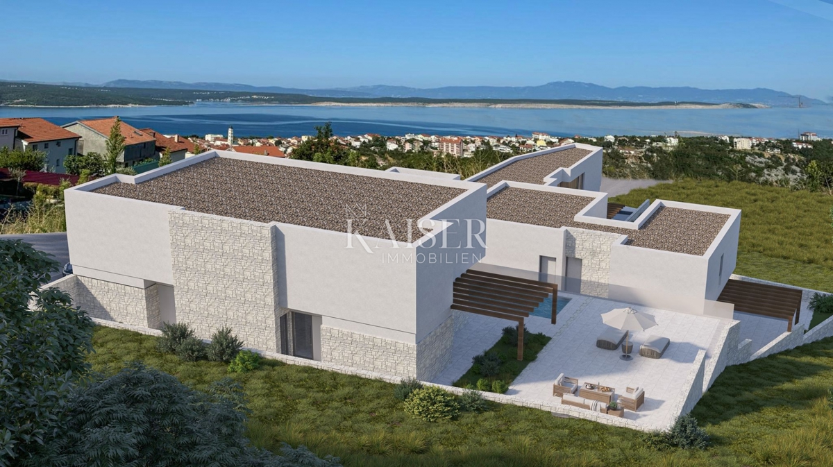 Crikvenica - casa bifamiliare 97m2 con vista panoramica 