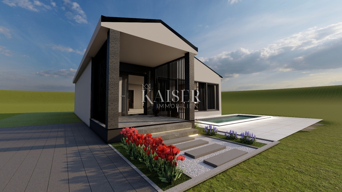 Zara, Vir - Casa con piscina in costruzione