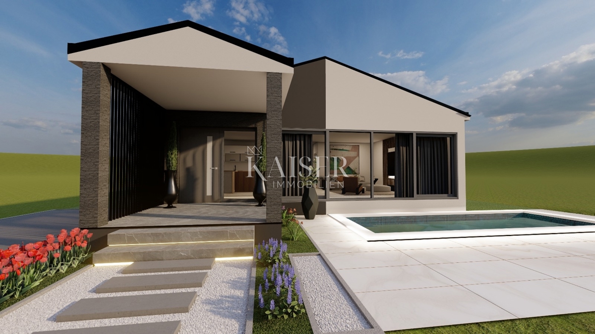 Zara, Vir - Casa con piscina in costruzione