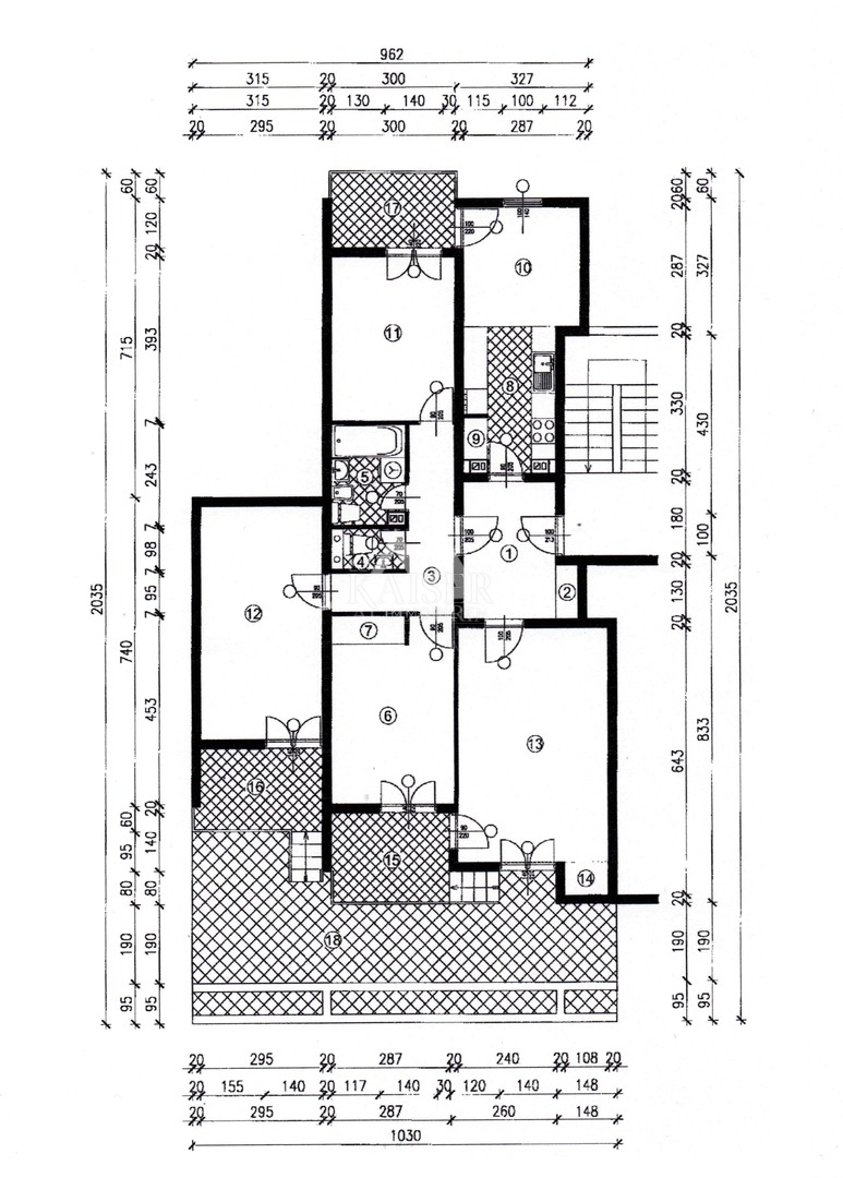 Zara, prima fila al mare - appartamento con quattro camere da letto con vista sulla baia di Jazine