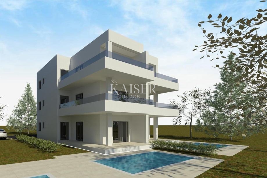 Pag, Povljana - Appartamento con 2 camere da letto e ampio balcone, vista mare