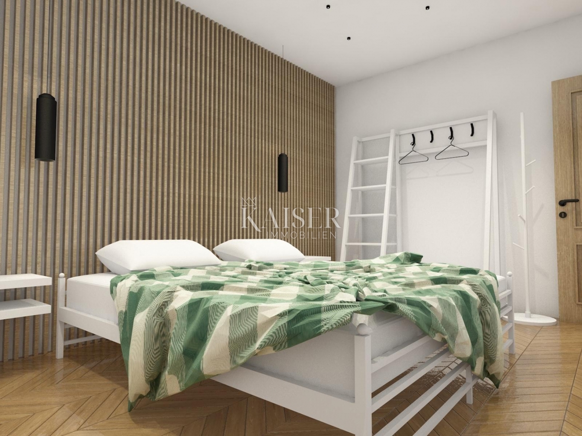 Zara, Sukošan - appartamento con due camere da letto, ampio giardino, a 200 m dalla spiaggia