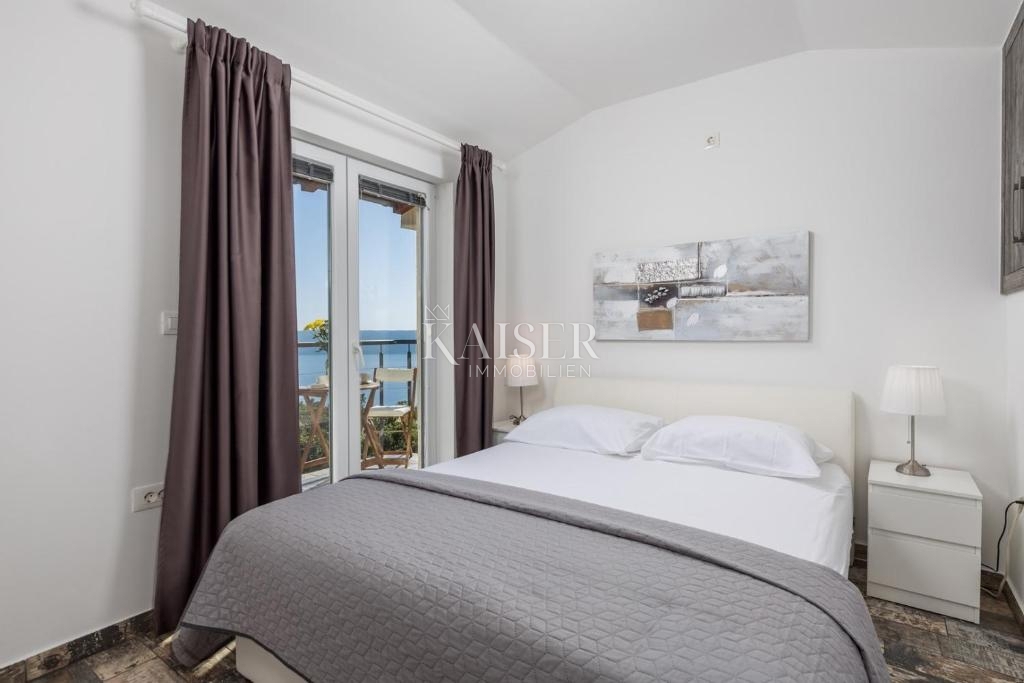 Abbazia, Mošćenička Draga - casa con vista panoramica sul mare, perfetta per una vacanza, 90 m2