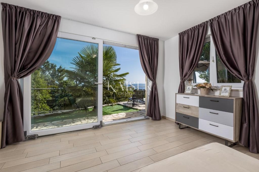 Abbazia, Mošćenička Draga - casa con vista panoramica sul mare, perfetta per una vacanza, 90 m2