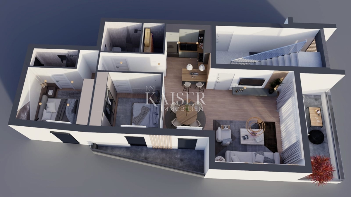 Appartamento Brodarica, Šibenik - Okolica, 81,08m2