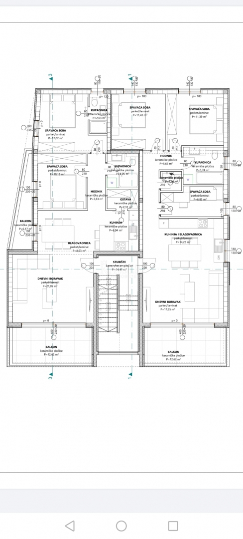 Appartamento Brodarica, Šibenik - Okolica, 81,08m2