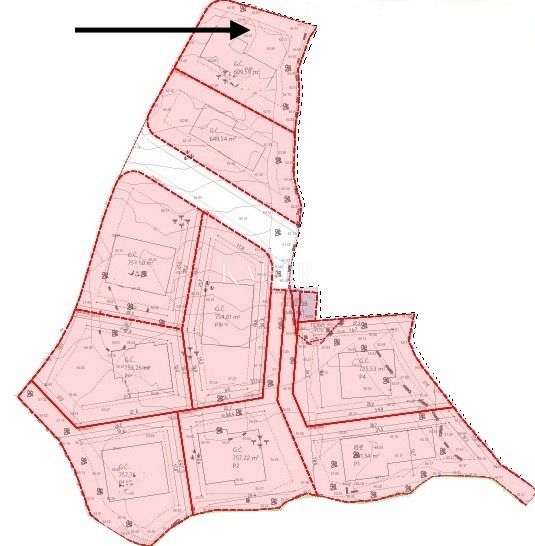 Земля під забудову Krk, 609,59m2