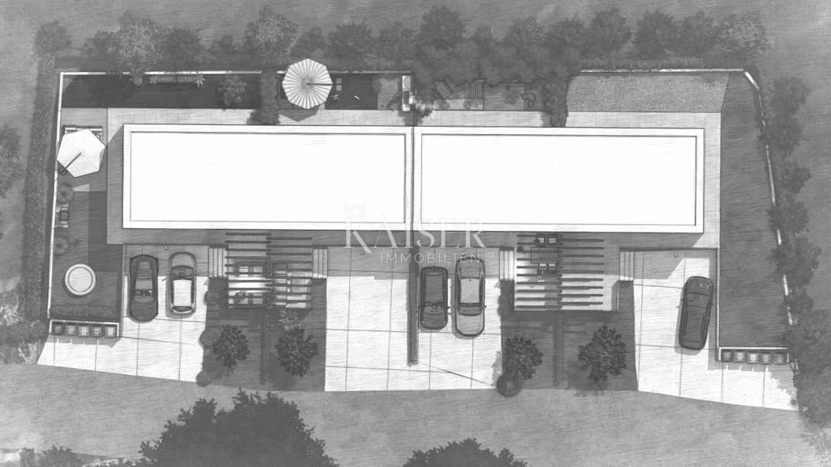 Istria, Parenzo - casa moderna con giardino e 3 camere da letto