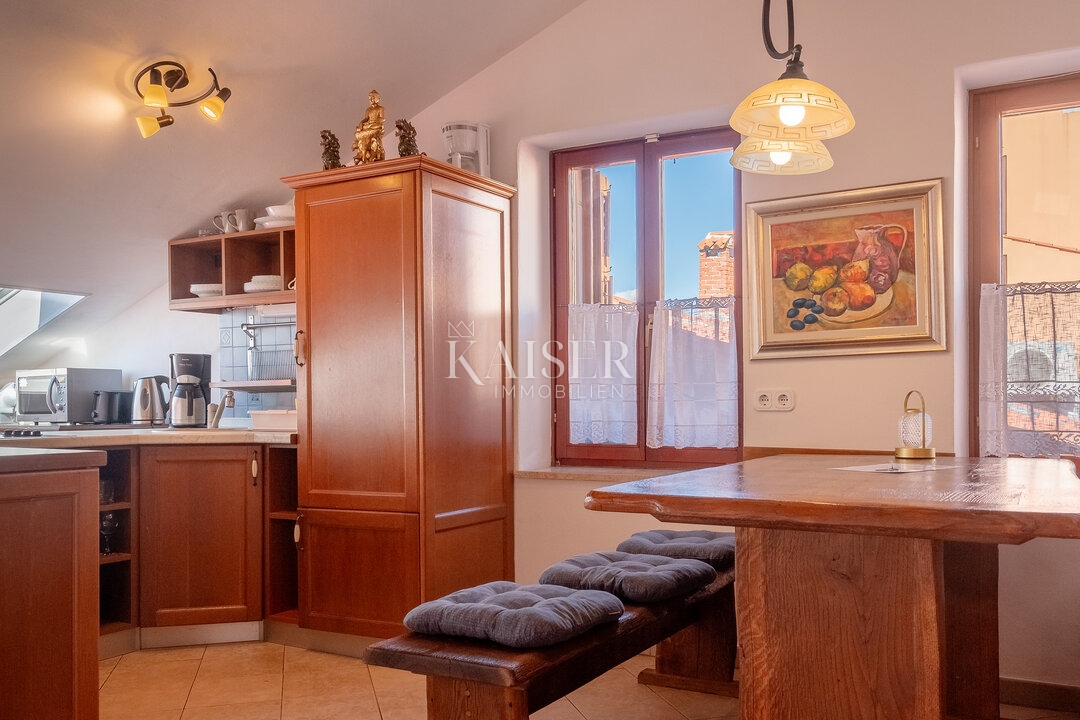 Istria, Rovigno - appartamento 63m2 con vista mare nel centro storico