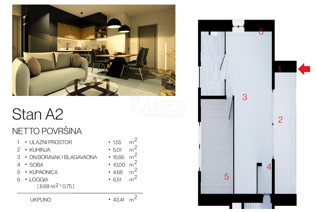 Appartamento Rogoznica, 1m2