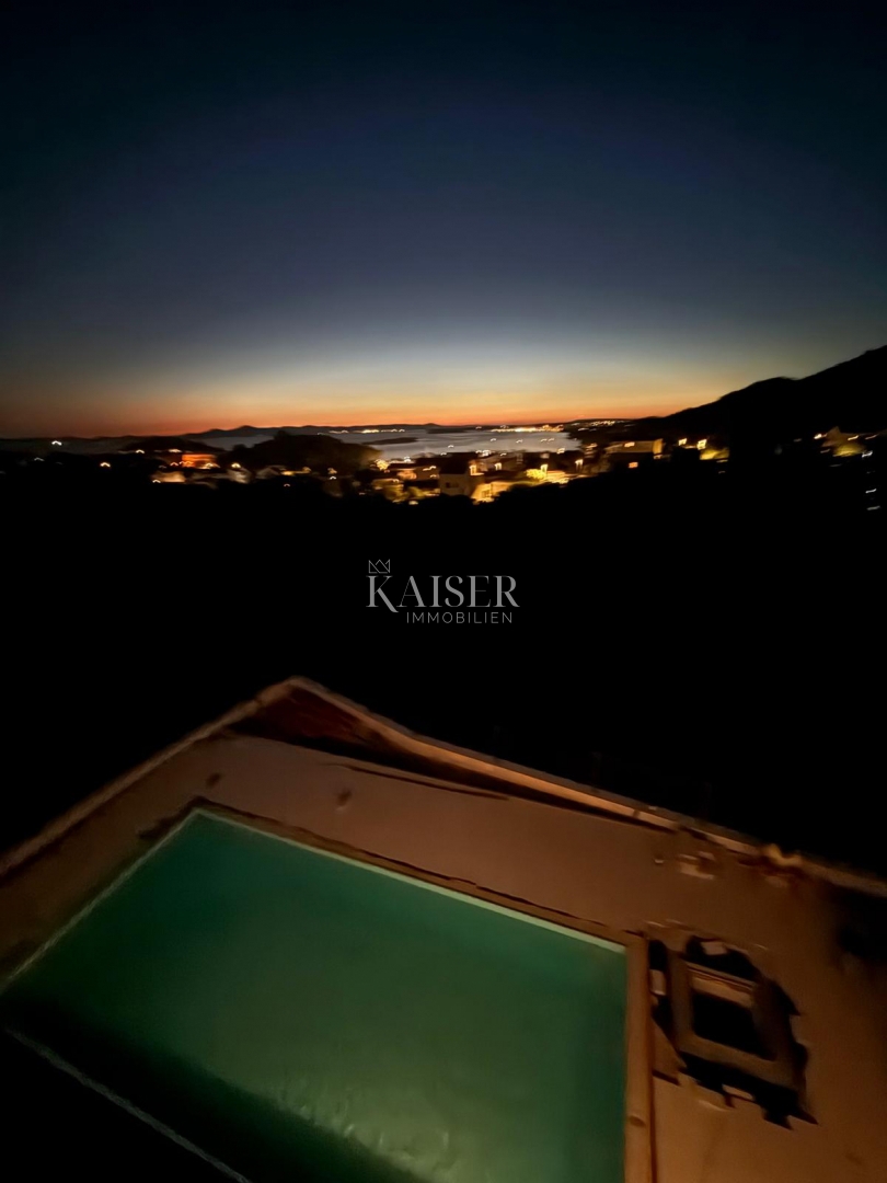 Drage, Pakoštane - Lussuosa casa bifamiliare con piscina e terrazza sul tetto