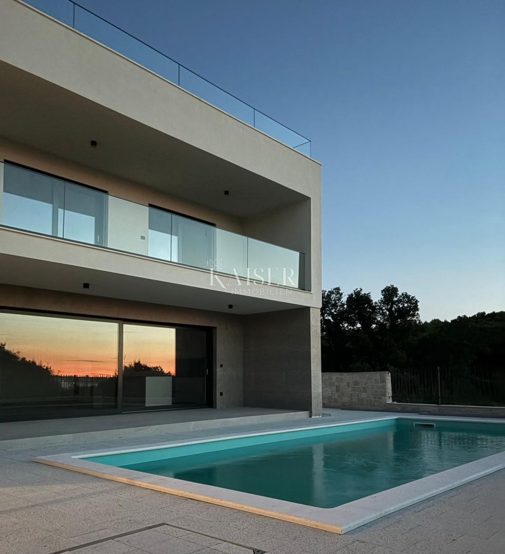 Drage, Pakoštane - Lussuosa casa bifamiliare con piscina e terrazza sul tetto