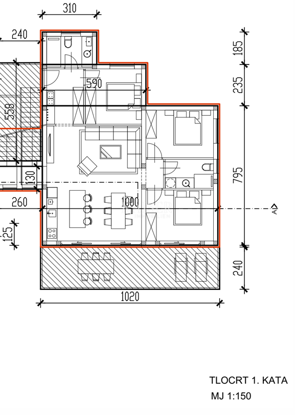 Appartamento Srima, Vodice, 143,63m2