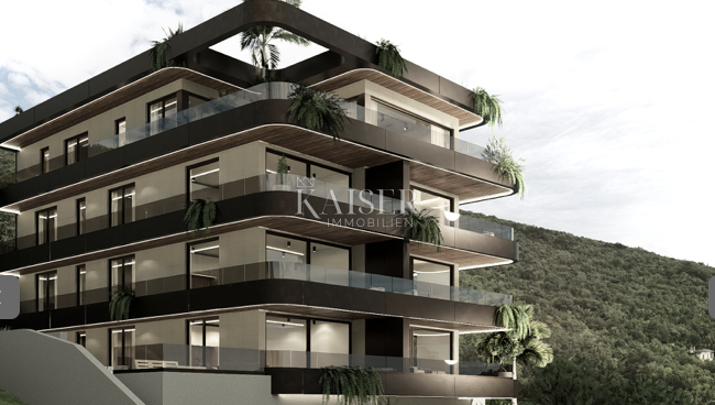 Opatija - Ičići, esclusivo appartamento con tre camere da letto e vista panoramica sul mare