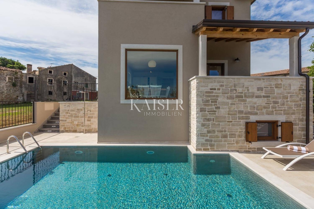 Istria, Buie - Casa 150m2 con piscina e vista mare