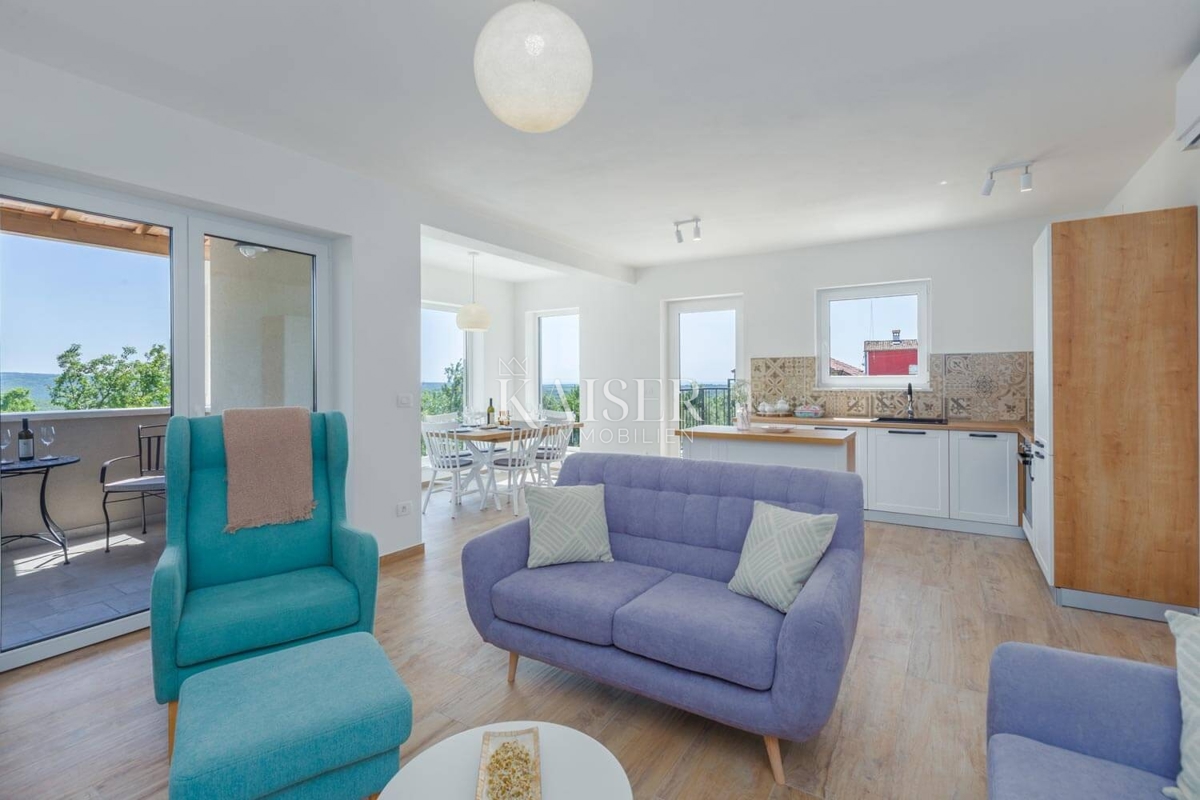 Istria, Buie - Casa 150m2 con piscina e vista mare