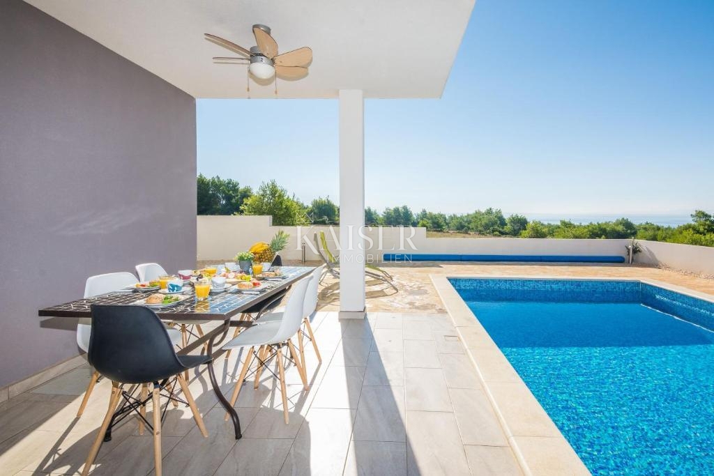 Zara, Vir - villa di 88 m2 con vista mare