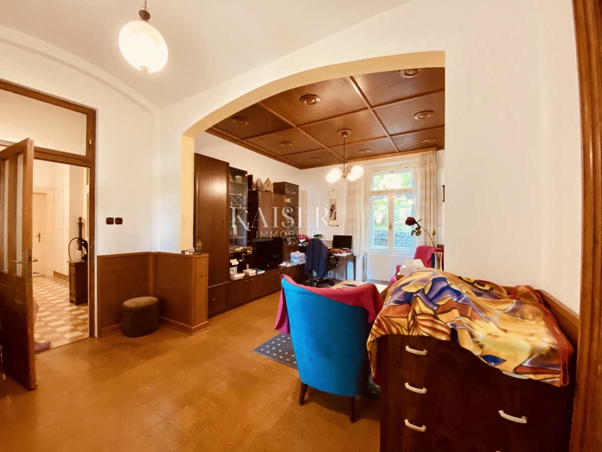 Opatija – Appartamento al piano terra di una villa austro-ungarica, 2a fila al mare