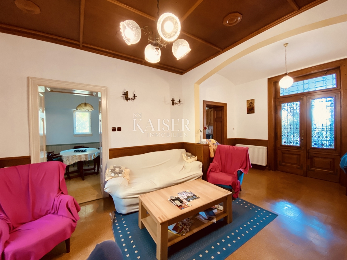 Opatija – Appartamento al piano terra di una villa austro-ungarica, 2a fila al mare
