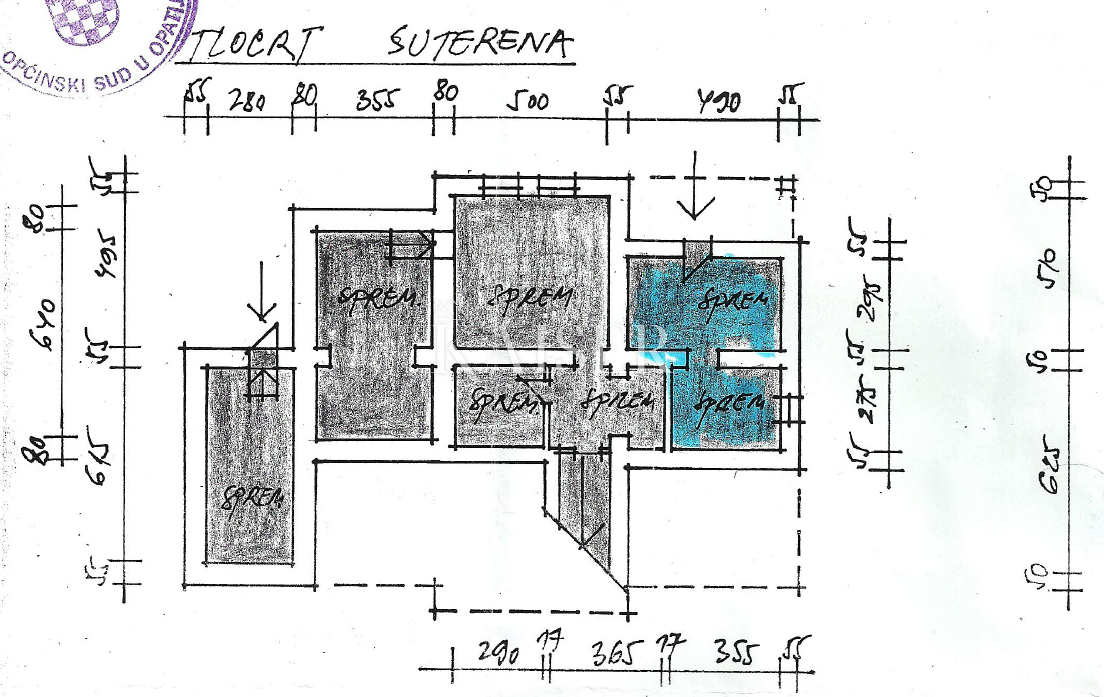 Opatija – Appartamento al piano terra di una villa austro-ungarica, 2a fila al mare