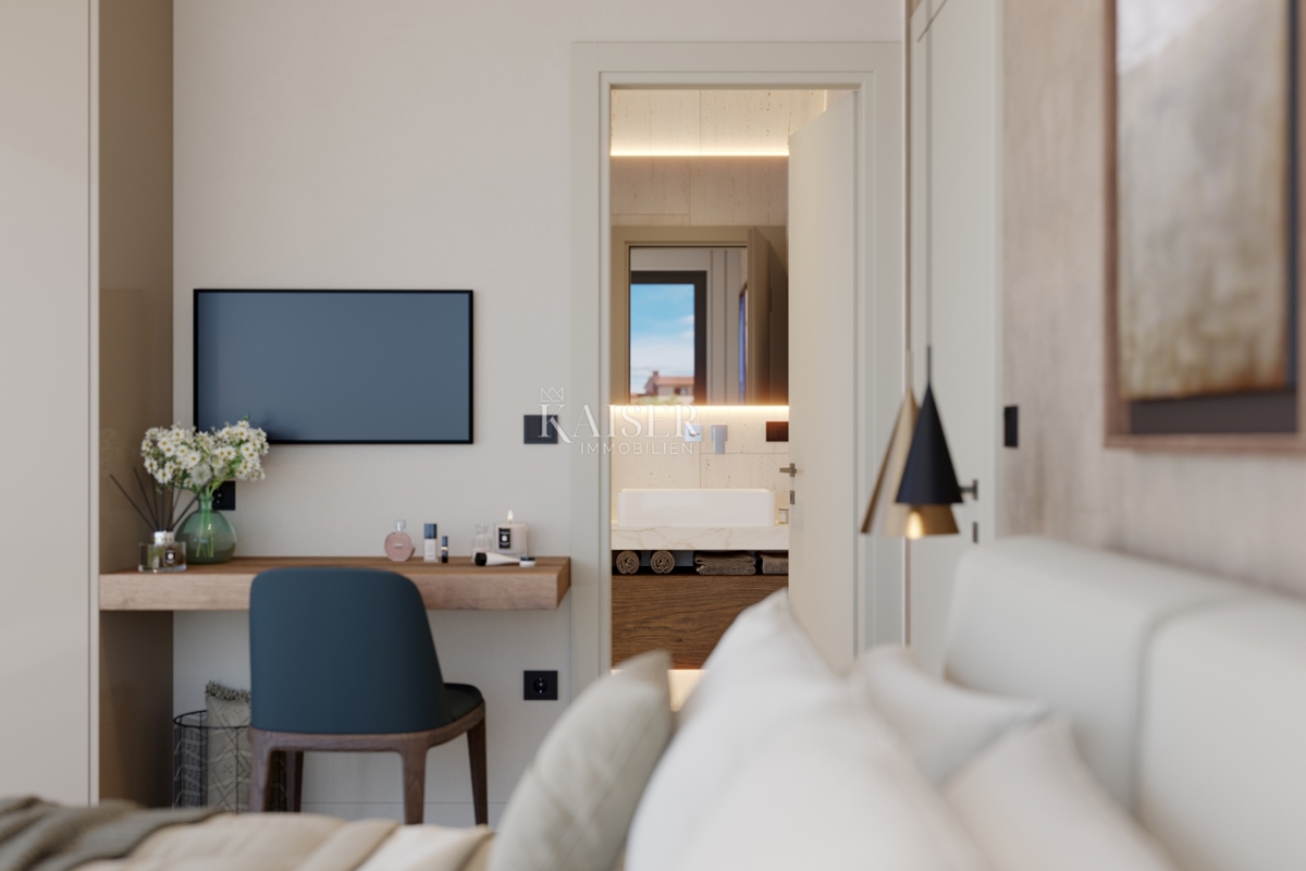 Parenzo, Kaštelir, villa moderna con vista mare