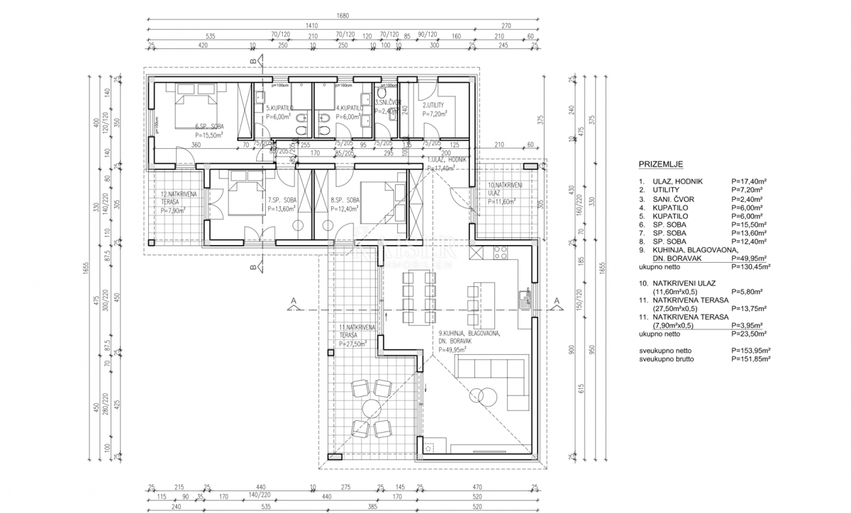 Labin - nuova costruzione in una posizione tranquilla, 150 m2