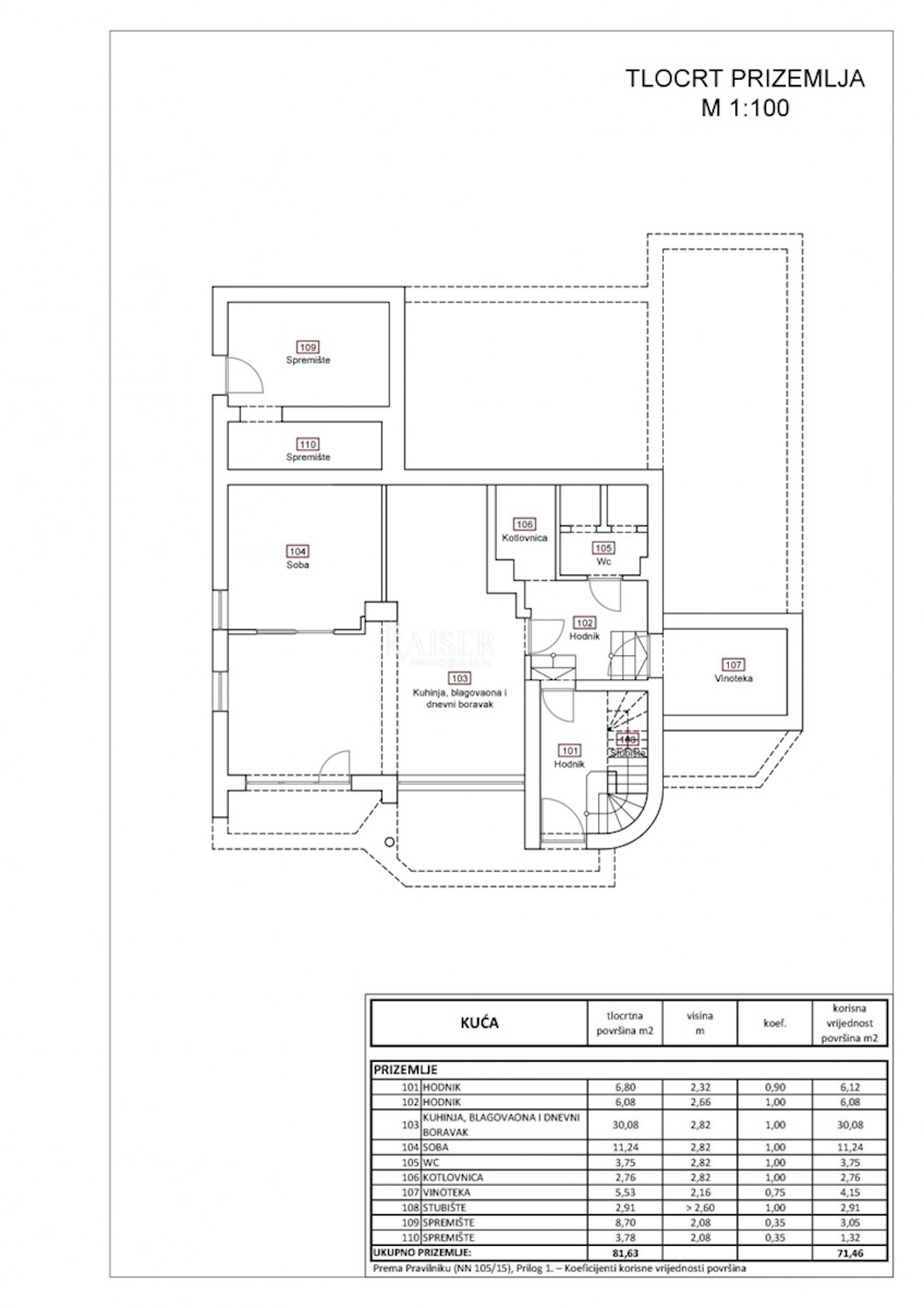 Novi Vinodolski, Klenovica - Villa da ristrutturare 322m2