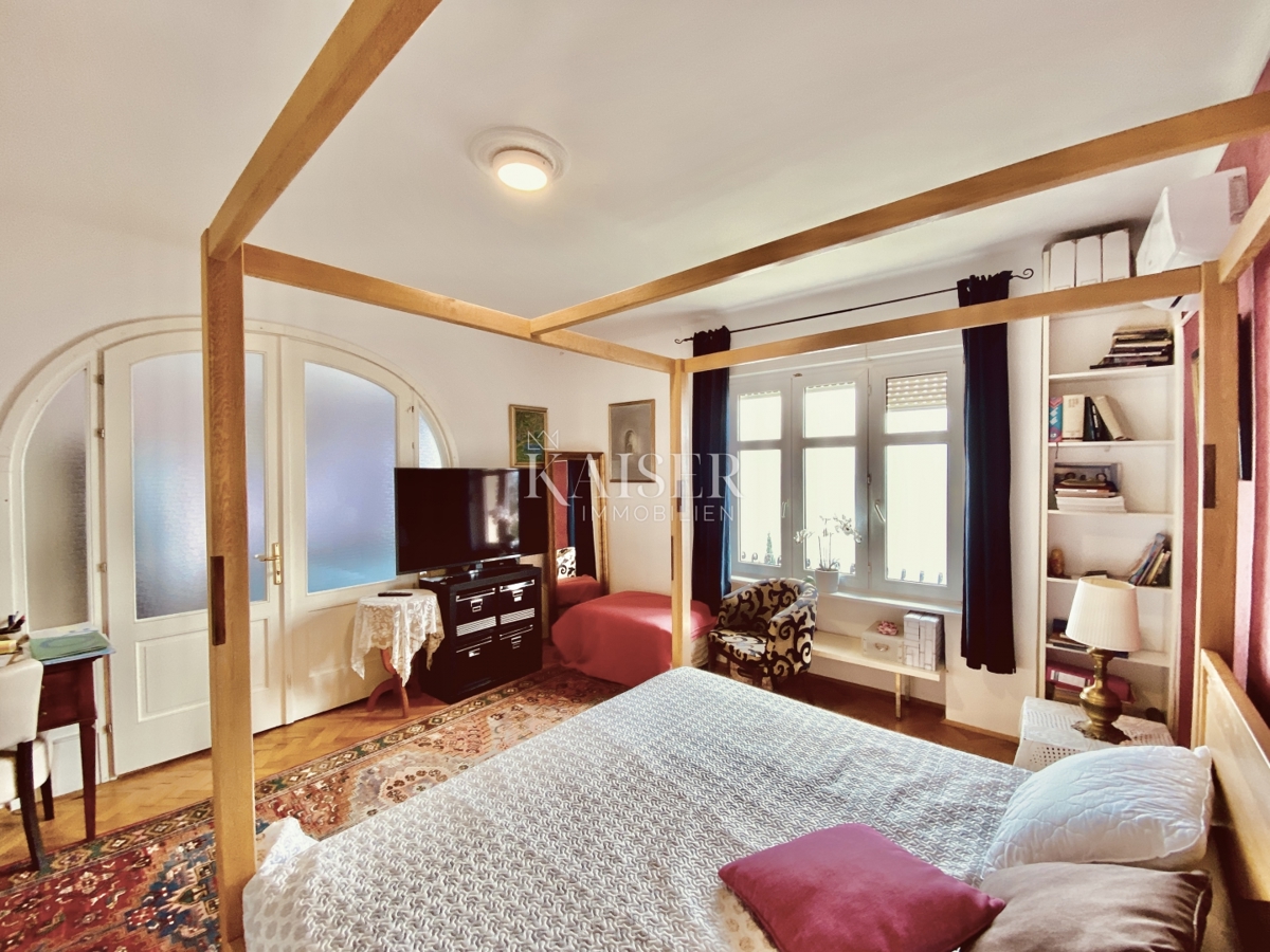 Abbazia – Possibile scambio! Intero piano + mansarda di una villa storica a 100 m dal mare