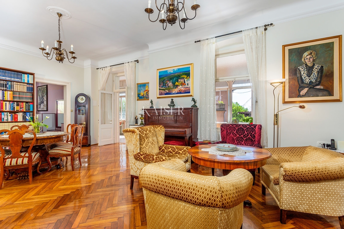 Abbazia - villa al piano terra a 50 metri dal mare