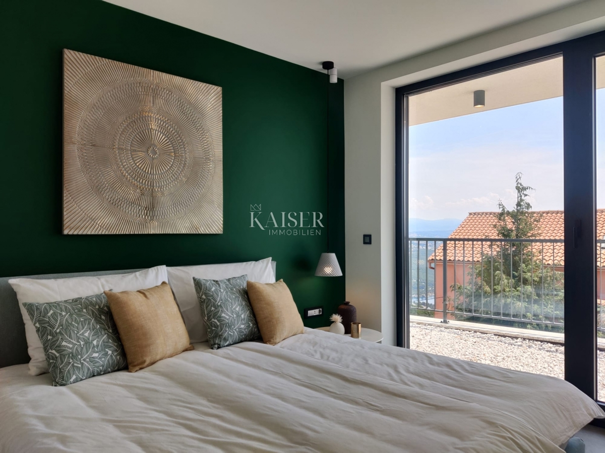 Riviera di Opatija, una villa unica con una vista spettacolare sul mare e sulla città