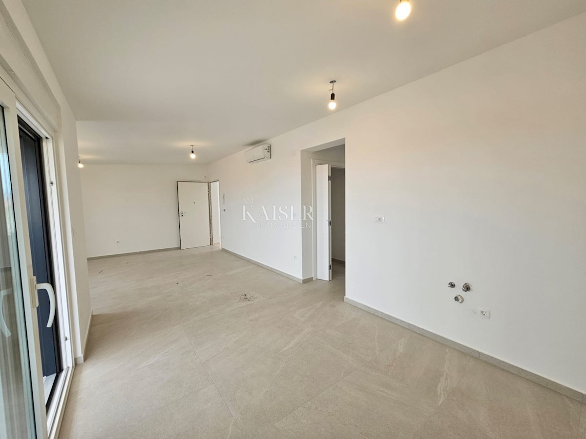 Malinska - appartamento in costruzione 80m2, vista mare