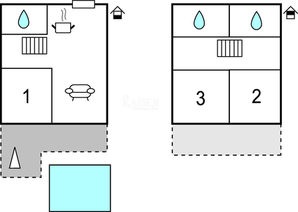 Ville Kornić, Krk, 110,23m2