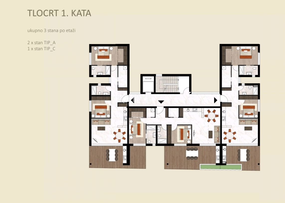 Istria - Cittanova, appartamento di lusso 98 m2