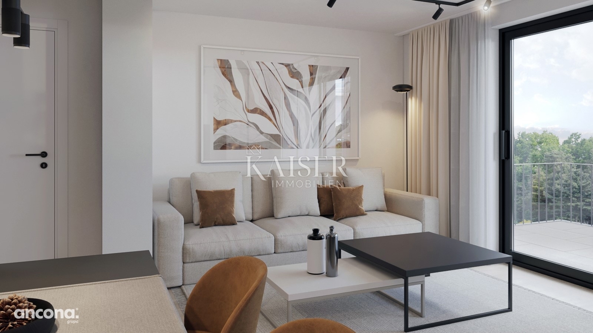 Istria, Umago - appartamento funzionale monolocale in nuova costruzione, 46m5, secondo piano, con garage