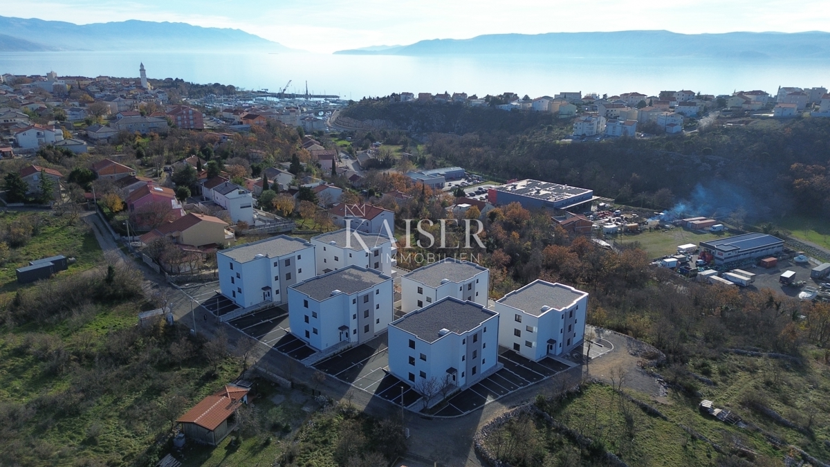 Novi Vinodolski - appartamento al 1° piano, nuovo edificio, 66m2