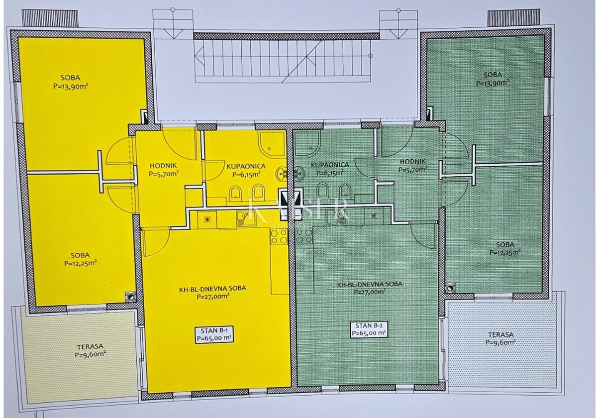 Appartamento Pakoštane, 70m2