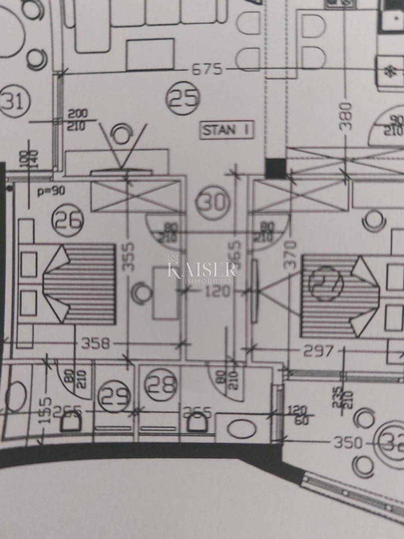 Appartamento Pula, 75,36m2
