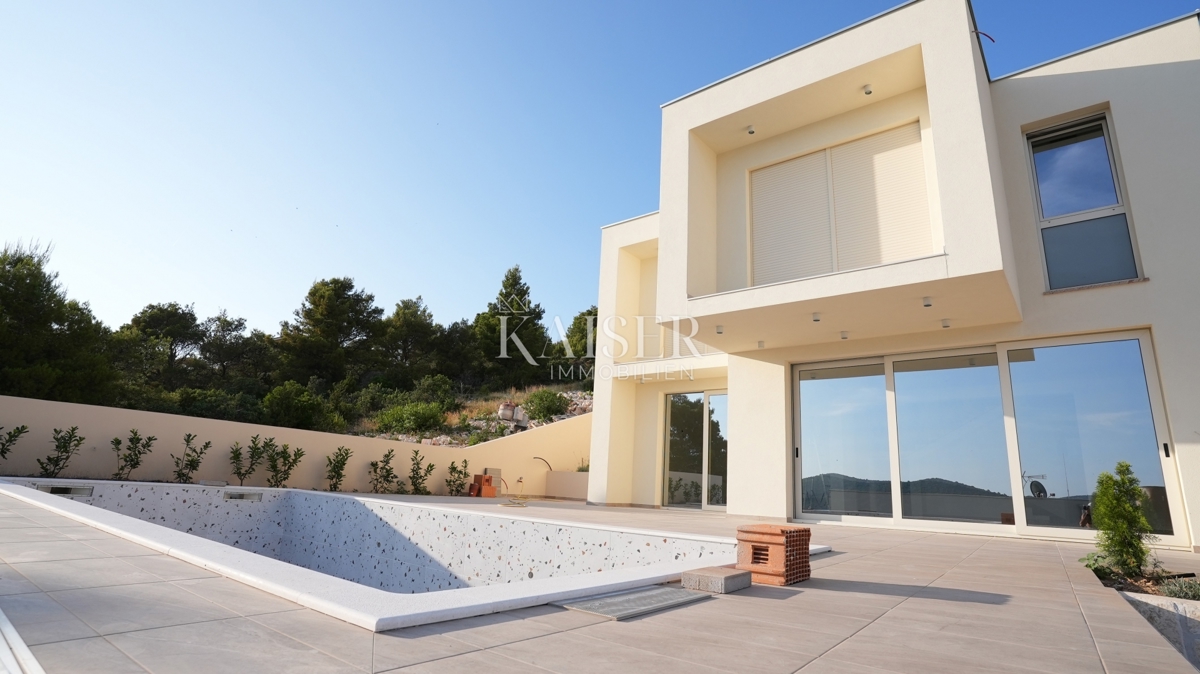 Žaborić, Jasenovo - Lussuosa casa trilocale di 171,15 m² con vista panoramica sul mare