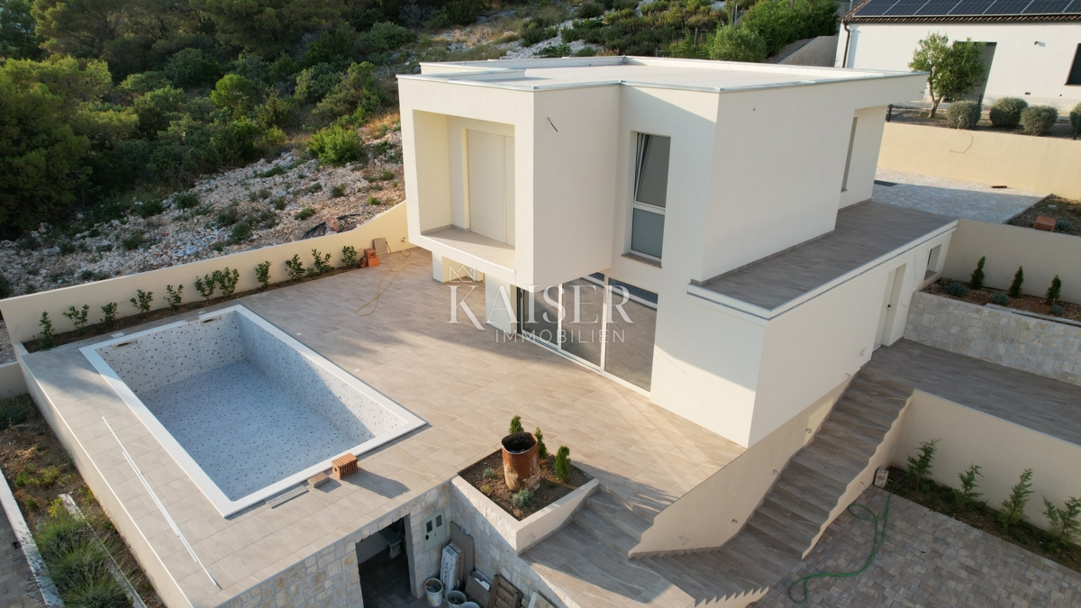 Žaborić, Jasenovo - Lussuosa casa trilocale di 171,15 m² con vista panoramica sul mare
