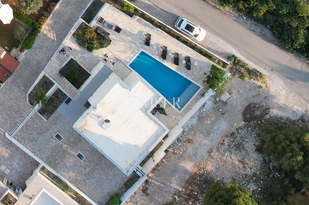 Žaborić, Jasenovo - Lussuosa casa trilocale di 171,15 m² con vista panoramica sul mare