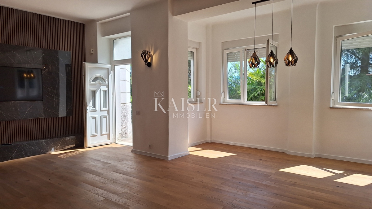 Abbazia, vicino al centro, appartamento 152 m2, piano terra