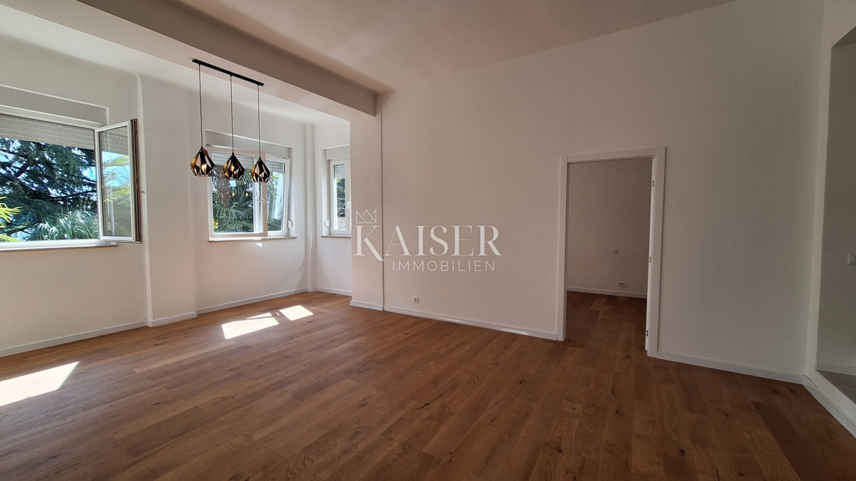 Abbazia, vicino al centro, appartamento 152 m2, piano terra