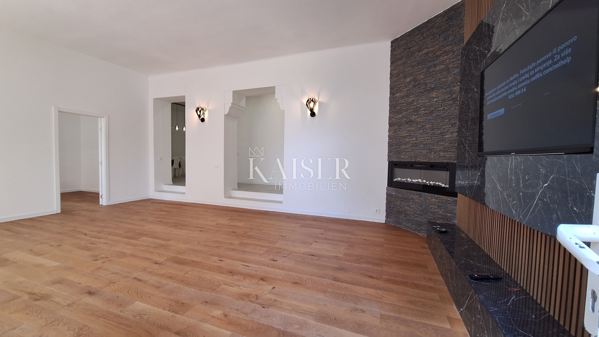 Abbazia, vicino al centro, appartamento 152 m2, piano terra