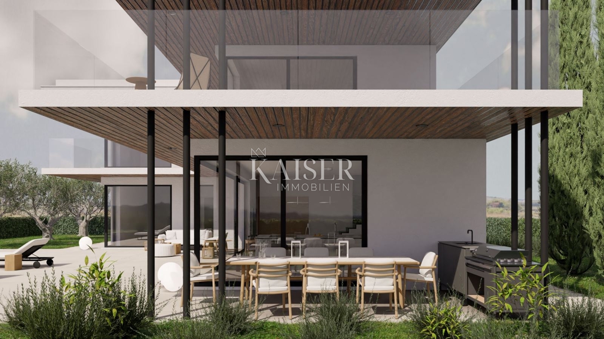 Istria, Parenzo, dintorni - villa moderna con piscina, 330m2