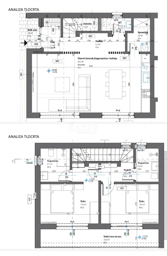 Istria, Parenzo - casa bifamiliare con piscina