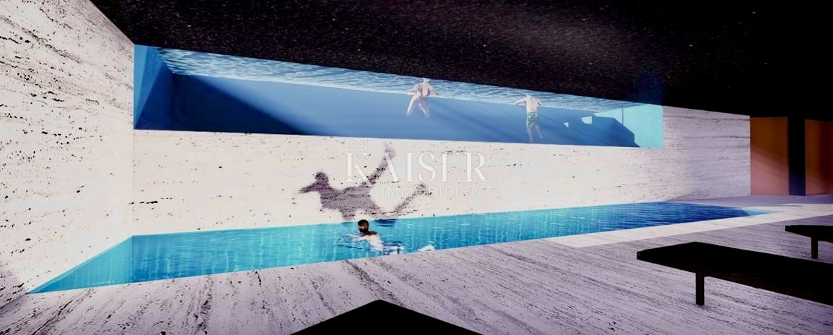 Opatija, Kolavići – Terreno edificabile con permesso di costruzione per una villa di lusso